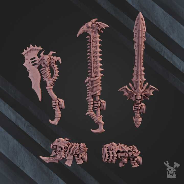 Nocturnal Commander Weapons Upgrade Set | DakkaDakka | Grim Dark | Fantasy | One Page Rules