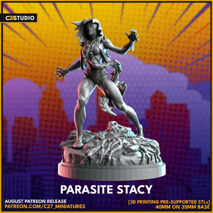 Gwenom 40mm Scale Miniature | Crisis Protocol Proxy | C27