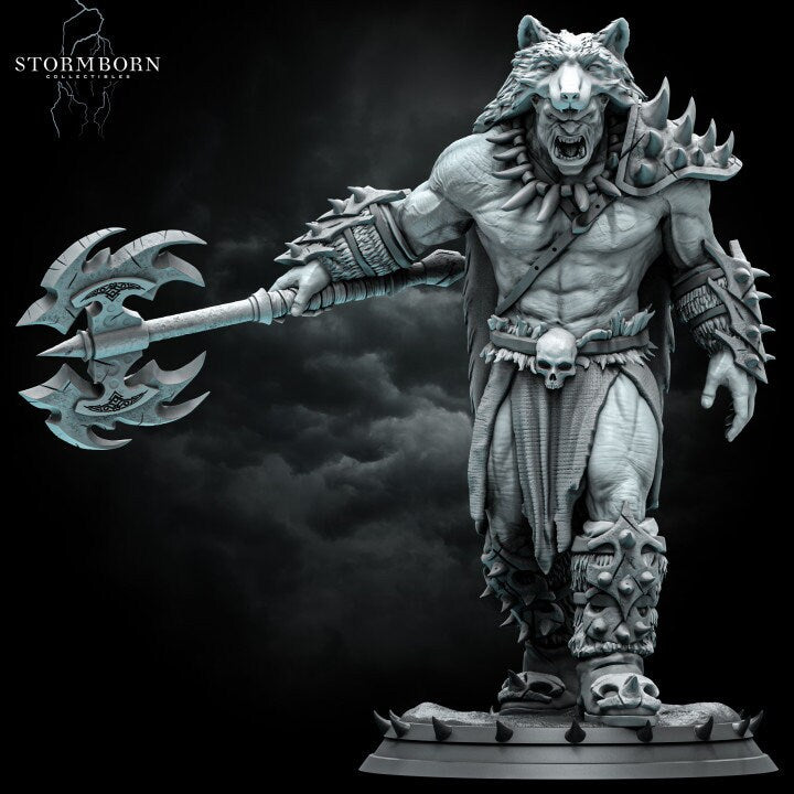 Ushnar, The Ruthless | DnD Miniature | Pathfinder Miniature | Stormborn Collectibles