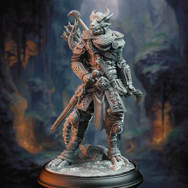 Dragonborn Drakewarden Ranger - Zandoril | DM Stash | DnD | Fantasy | Miniature