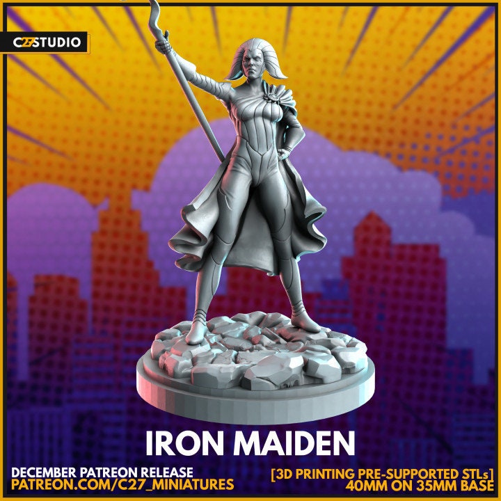 Lilandra 40mm Scale Miniature | Crisis Protocol Proxy | C27