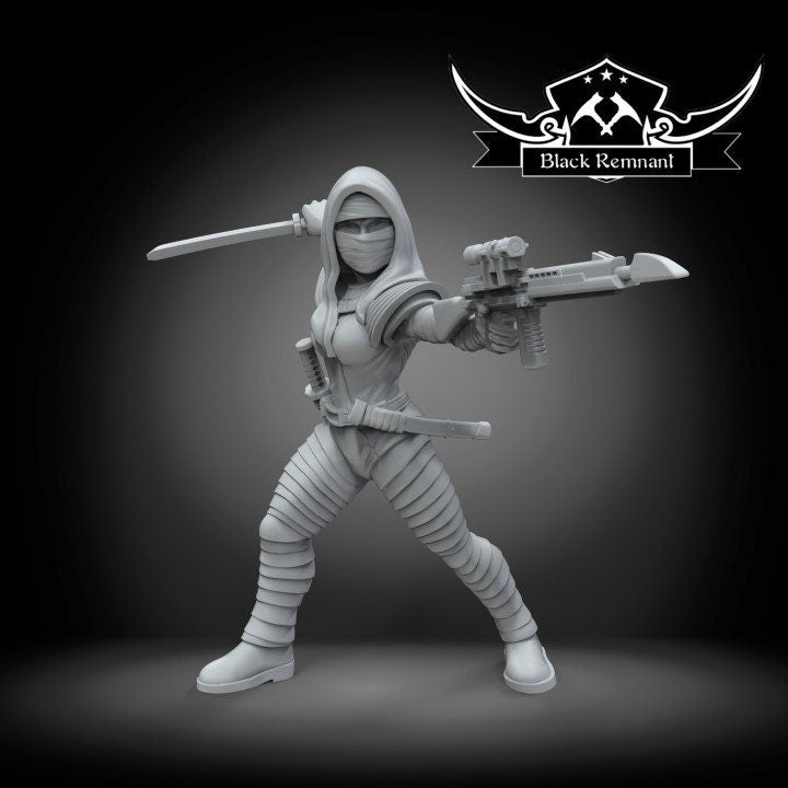 The Crimson Assassin | Star Wars Legion | Shatterpoint | Proxy | Miniature | Black Remnant