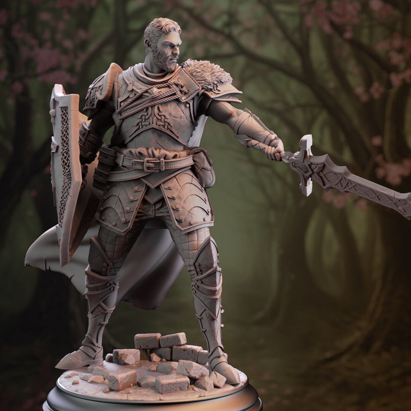 Nordic Nature Paladin - Lizarin | DM Stash | DnD | Fantasy | Miniature