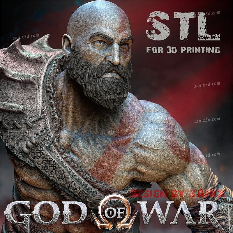 KRATOS Resin Statue Model Kit