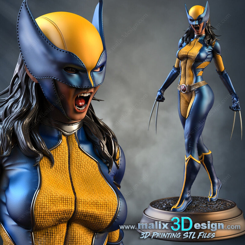 X - 23 (Laura Kinney) Resin Statue Model Kit