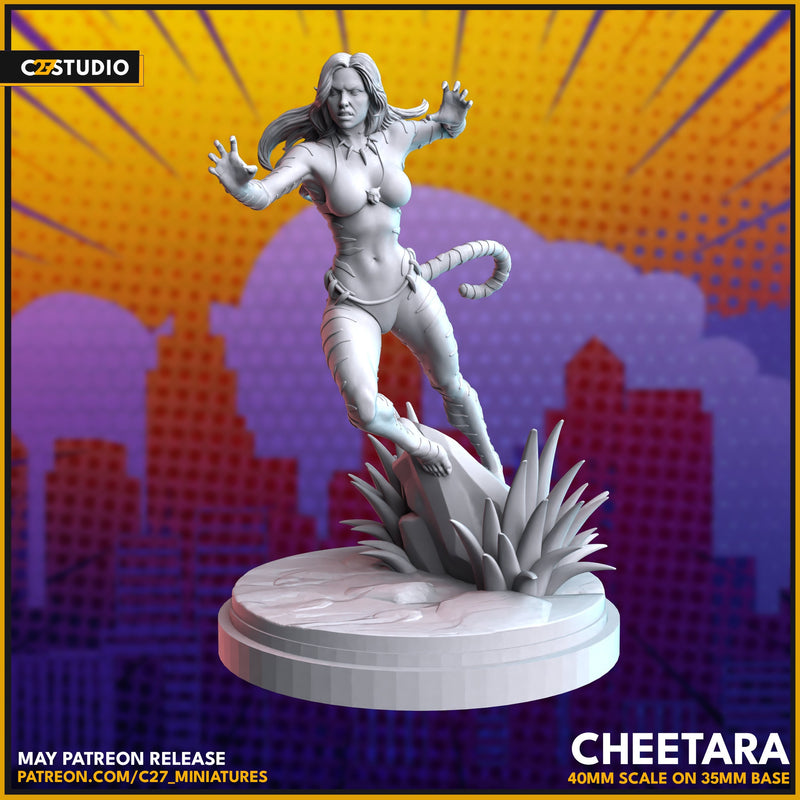 Cheetara (40mm Scale on 35mm Base)  | Crisis Protocol Proxy | C27