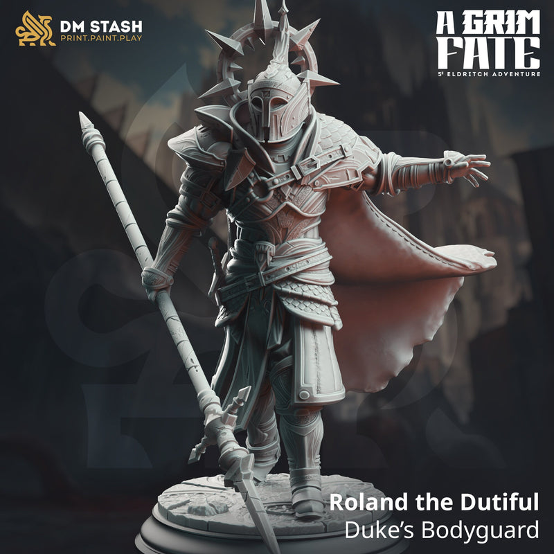 Bodyguard Knight - Roland the Dutiful | DM Stash | DnD | Fantasy | Miniature