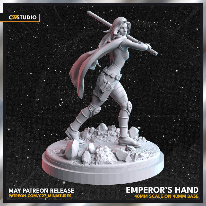 Mara Jade (40mm Scale on 40mm Base) | Shatterpoint Proxy | C27