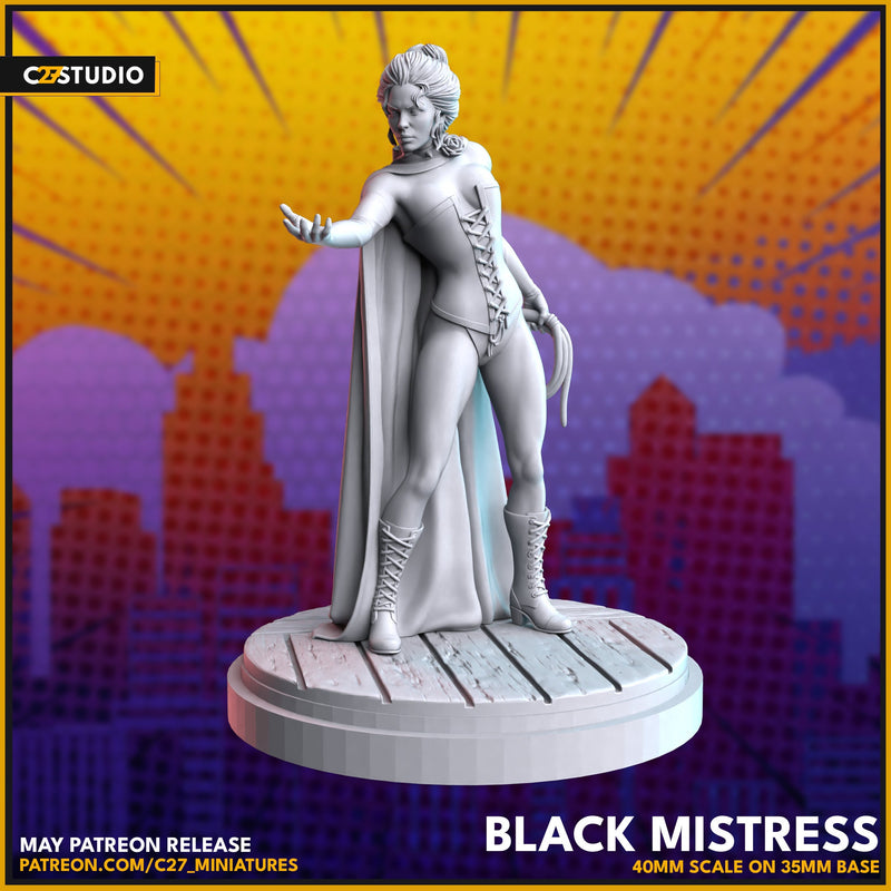 Jean Grey Black Queen 40mm Scale Miniature | Crisis Protocol Proxy | C27