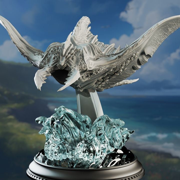 Flying Sea Ray - Tengaraya | DM Stash | DnD | Fantasy | Miniature