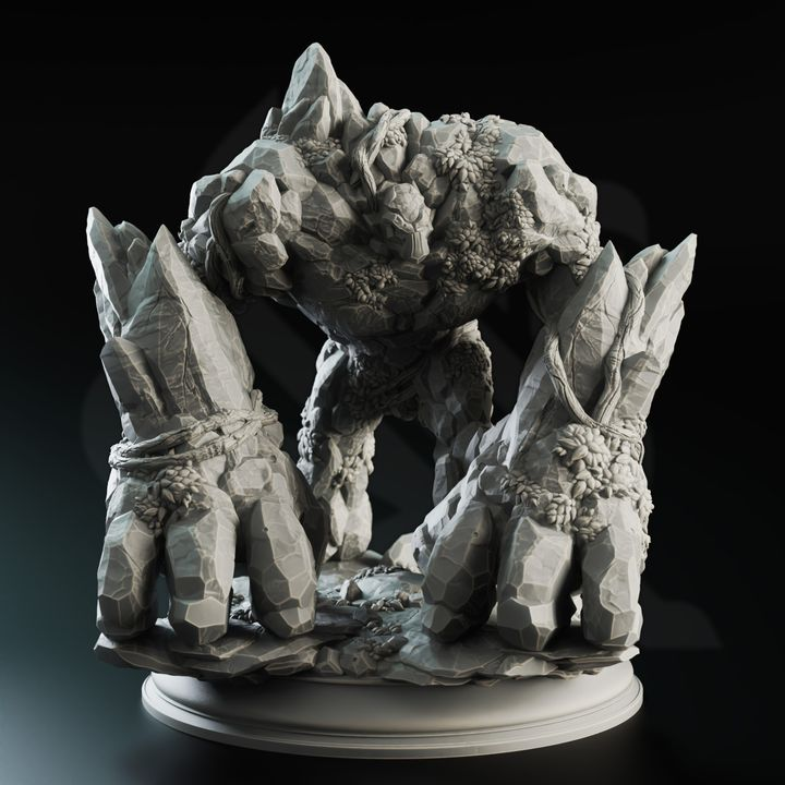 Elemental Golems - The Three Faces | DM Stash | DnD | Fantasy | Miniature