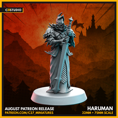 Haruman / 32mm / 1 Inch Base