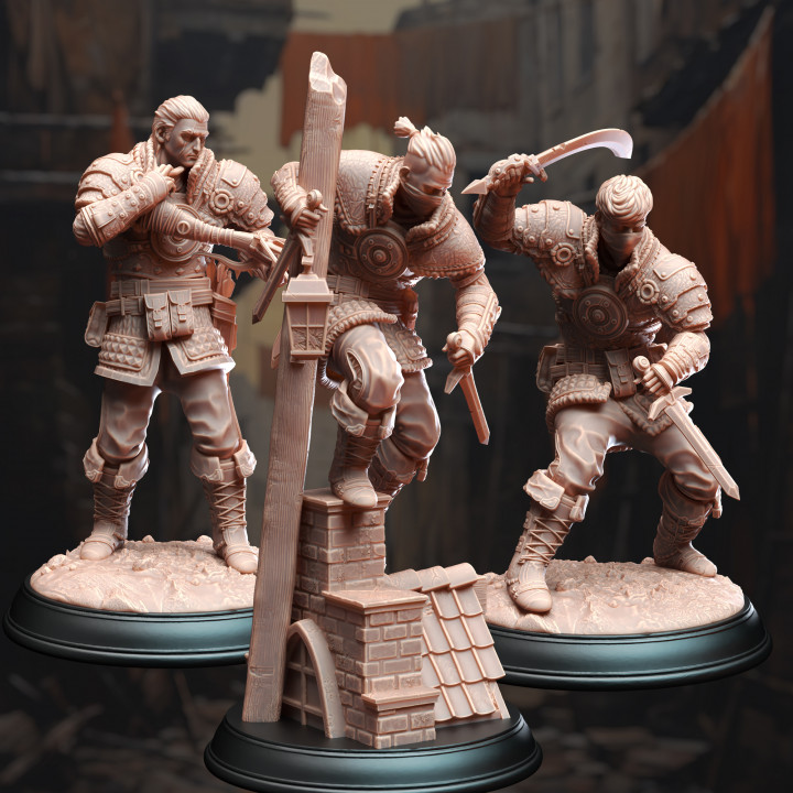 Dusty Dirk's Bandits | DM Stash | DnD | Fantasy Miniature