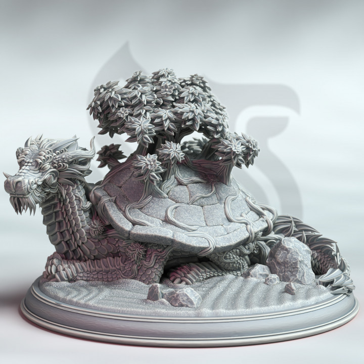 Eastern Dragon Turtle - Higashi no Ryuukame | DM Stash | DnD | Fantasy Miniature