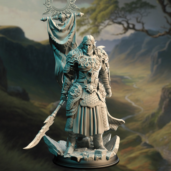 Elven Eldritch Knight - Rolen | DM Stash | DnD | Fantasy Miniature