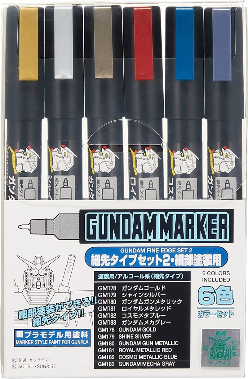 Gundam Marker Fine Edge Set 2