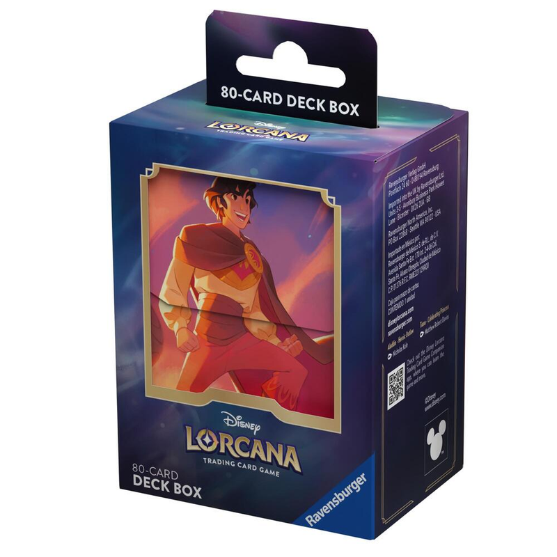 Disney Lorcana Deck Box - Aladdin - Heroic Outlaw