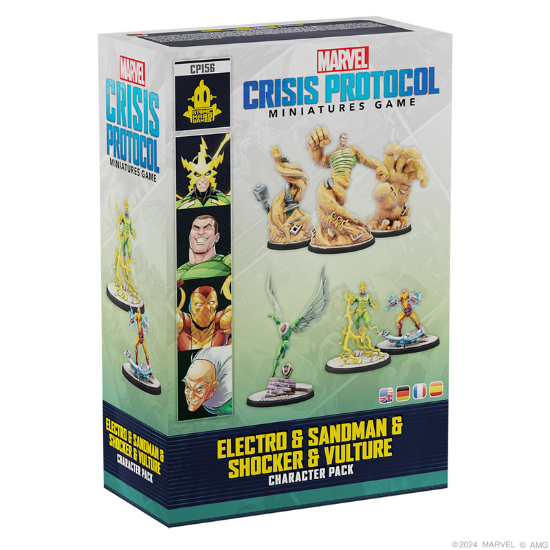 Marvel Crisis Protocol: Electro, Sandman, Shocker, & Vulture