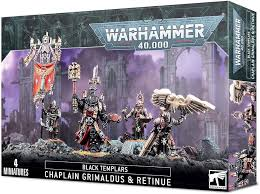 Warhammer 40K: Black Templars - Chaplain Grimaldus & Retinue