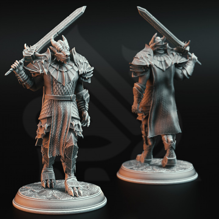 Dragonborn Warriors | DM Stash | DnD | Fantasy Miniature