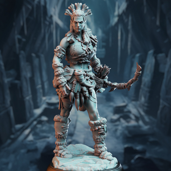 Goliath Hunter Ranger - Strika | DM Stash | DnD | Fantasy Miniature