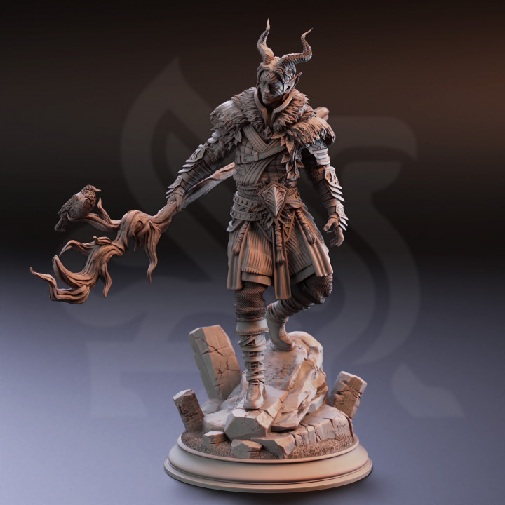 Tiefling Druid Guardian - Garyck | DM Stash | DnD | Fantasy Miniature