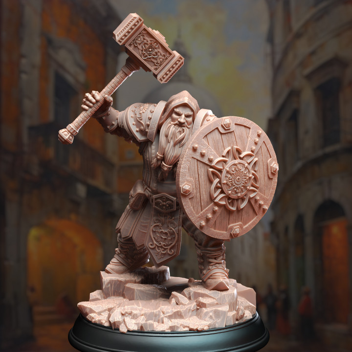 Dwarven Life Cleric - Tors of Delvdor | DM Stash | DM Stash | DnD | Fantasy Miniature