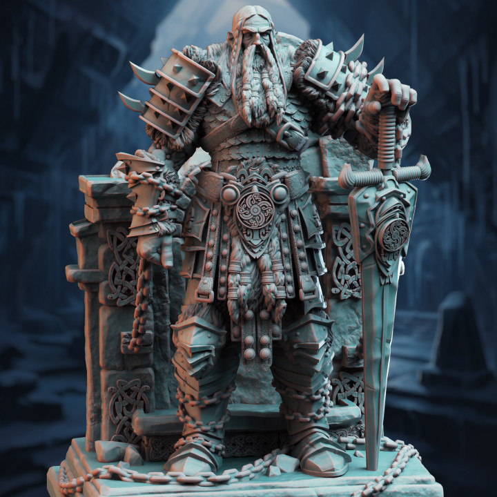 Vurimandi, The Entombed Giant King  | DM Stash | DM Stash | DnD | Fantasy Miniature