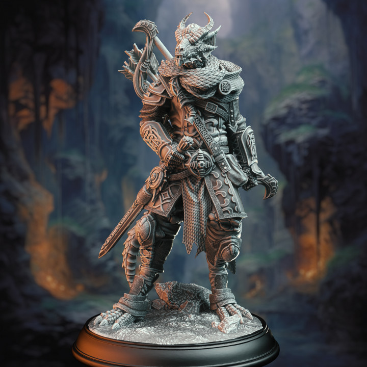 Dragonborn Drakewarden Ranger - Zandoril | DM Stash | DnD | Fantasy Miniature