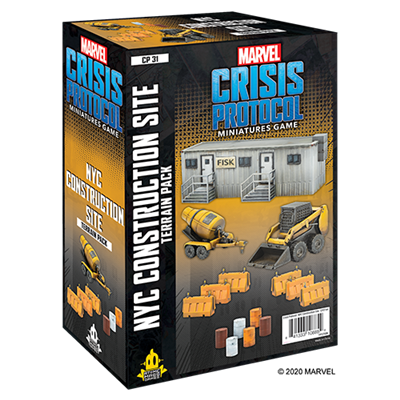 Marvel Crisis Protocol: NYC Construction Site Terrain Pack