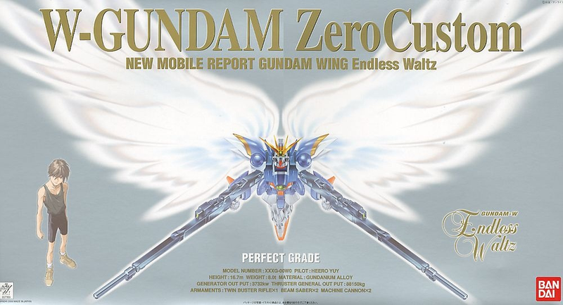 Bandai PG 1/60 Wing Gundam Zero (EW), "Gundam Wing: Endless Waltz"