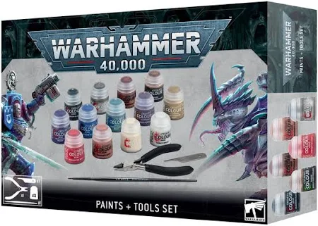 Warhammer 40K: Paints + Tools Set