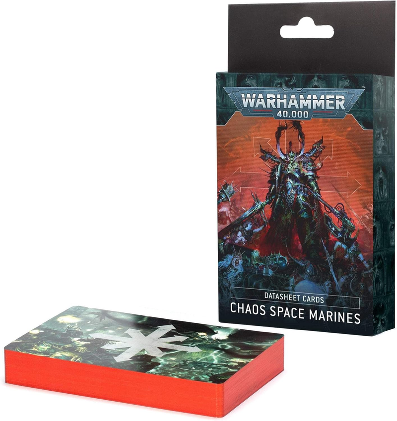 Warhammer 40k: Chaos Space Marines - Datacards