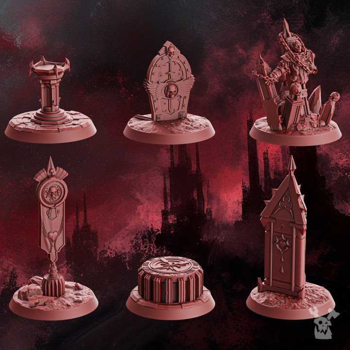 Crimson Wings Objective Markers | DakkaDakka | Grim Dark | Fantasy | One Page Rules