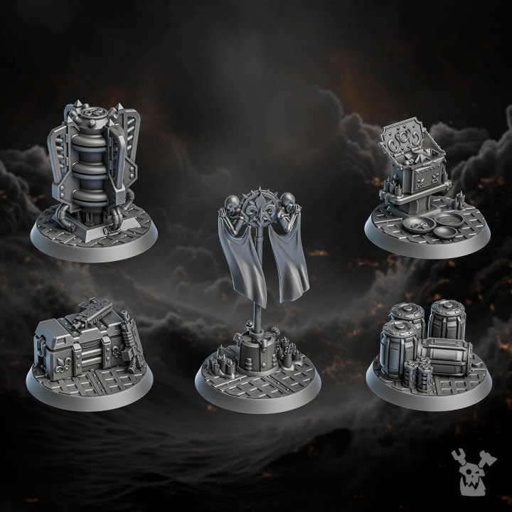 Order of Repentance Objective Markers | DakkaDakka | Grim Dark | Fantasy | One Page Rules