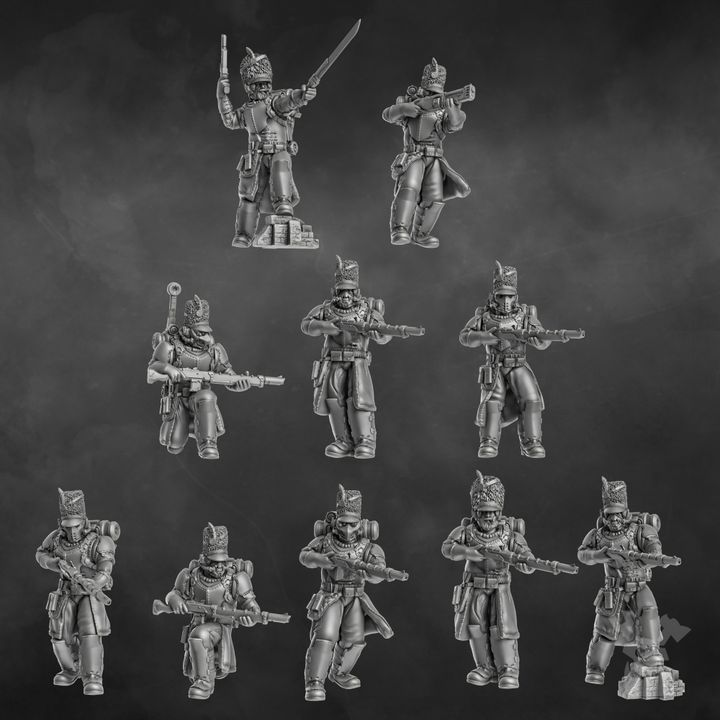 Steam Guard Assembly Kit | DakkaDakka | Grim Dark | Fantasy | One Page Rules