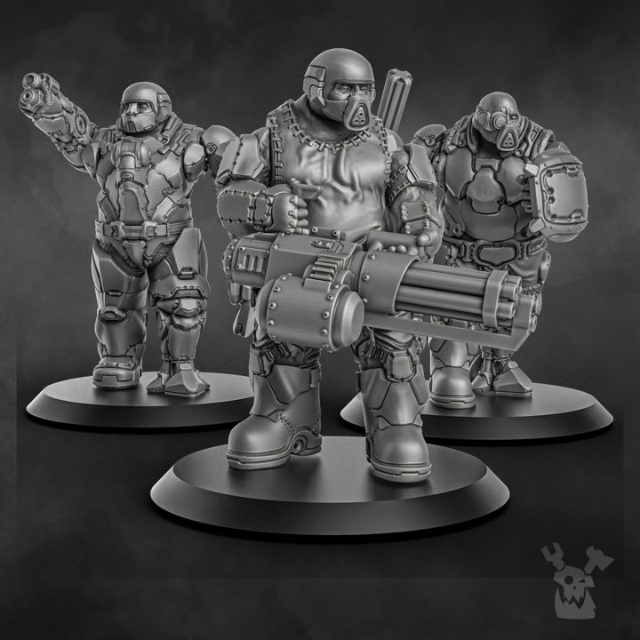 Steamguard Ogre Squad Kit | DakkaDakka | Grim Dark | Fantasy | One Page Rules