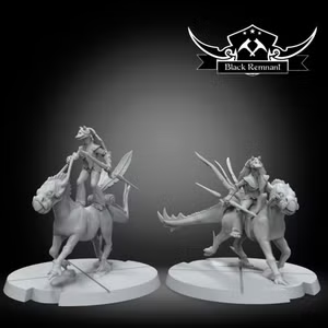 Aquatic Alien Elite Riders | Star Wars Legion Proxy | RPG | Miniature