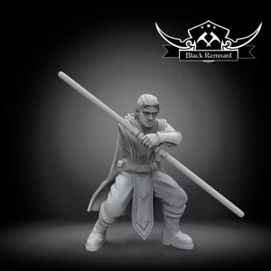 Mystical One Hand Warrior | Star Wars Legion Proxy | RPG | Miniature