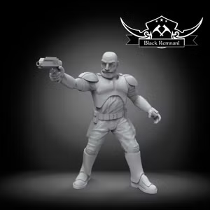 Old Genetic Soldier R | Star Wars Legion Proxy | RPG | Miniature