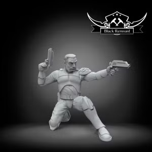 Old Genetic Soldier W | Star Wars Legion Proxy | RPG | Miniature