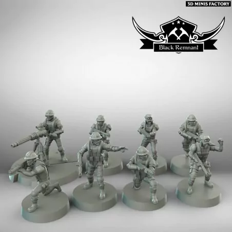 Onderon Insurgents | Star Wars Legion Proxy | RPG | Miniature