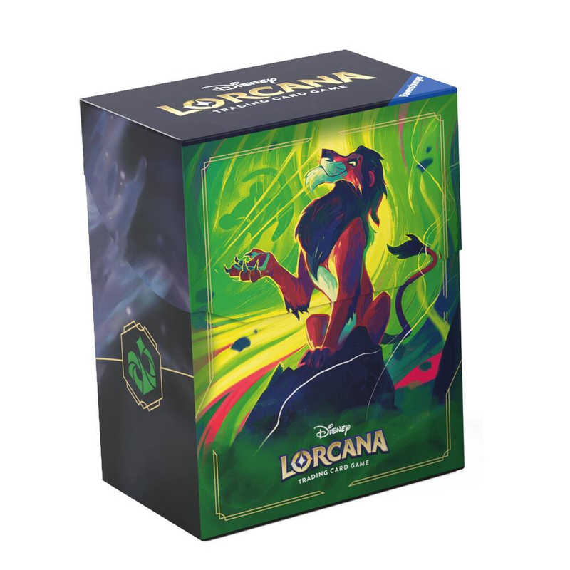 Disney Lorcana Deck Box - Scar, Vengeful Lion