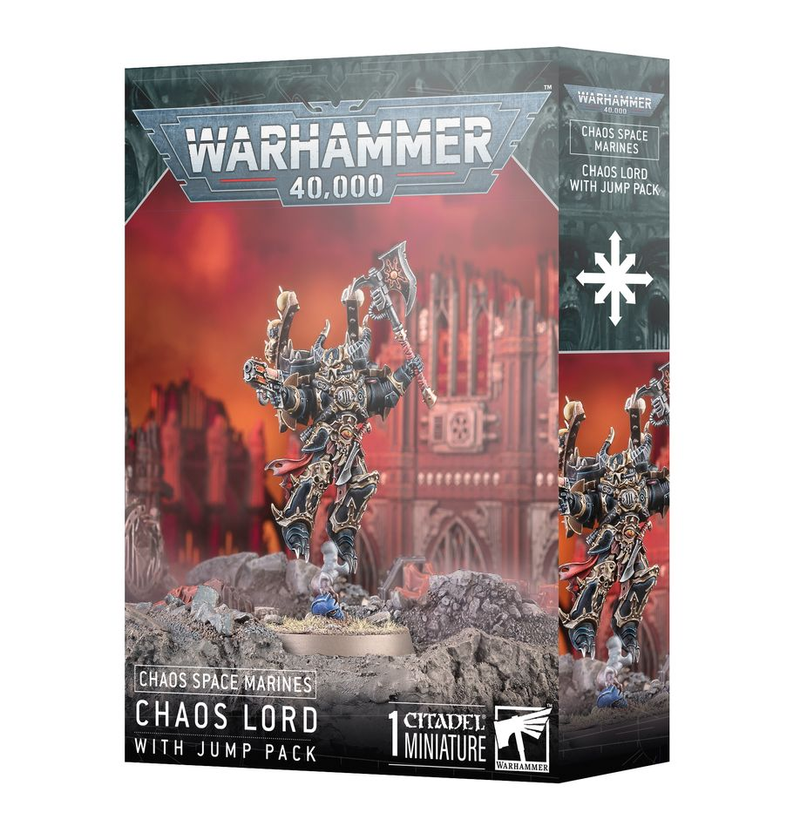 Warhammer 40k: Chaos Space Marines - Chaos Lord w/ Jump Pack