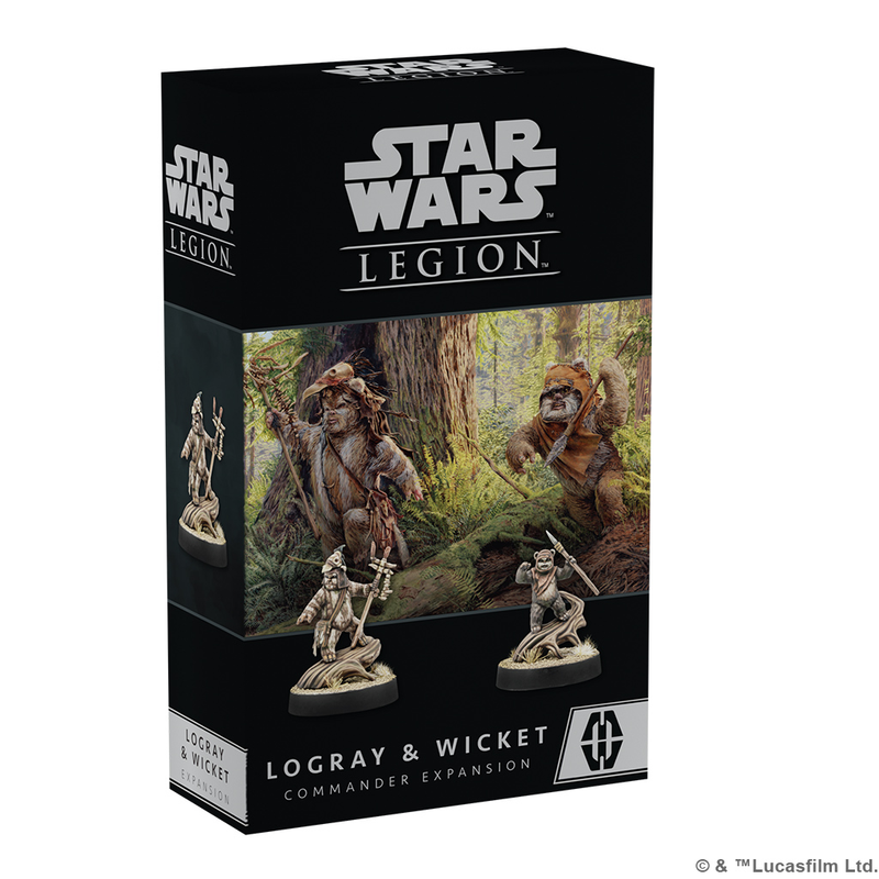 Star Wars Legion:  Logray & Wicket Commander Expansion