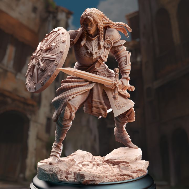 Human Veteran Fighter - Jorjie of Hvirna | DM Stash | DnD | Fantasy | Miniature