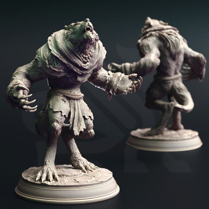 Werewolf Warriors | DM Stash | DnD | Fantasy | Miniature