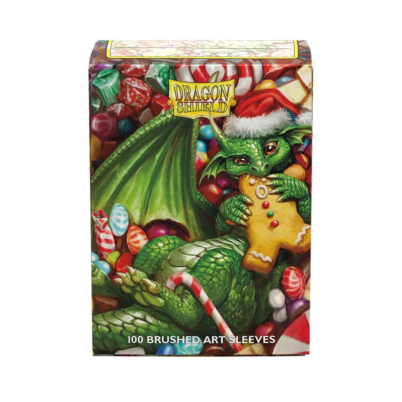 Dragon Shield Sleeves: Standard- Brushed 'Christmas 2024' Art, Limited Edition (100 ct.)