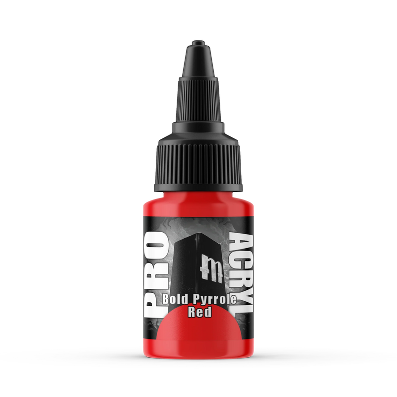 Monument Hobbies Pro Acryl Standard Bold Pyrrole Red 22ml