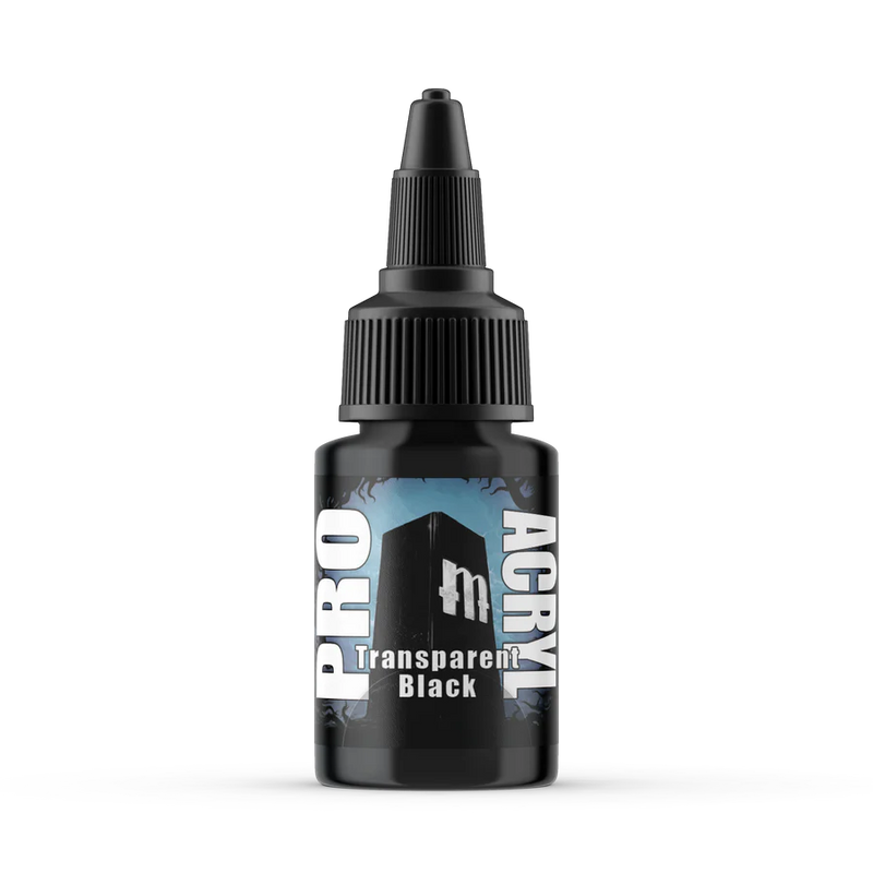 Monument Hobbies Pro Acryl Standard Transparent Black 22ml